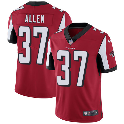 2019 men Atlanta Falcons #37 Allen red Nike Vapor Untouchable Limited NFL Jersey